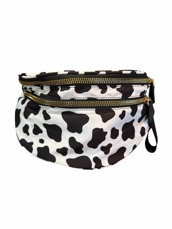Handbags - Cow Print Black and White Women's Belt Bag